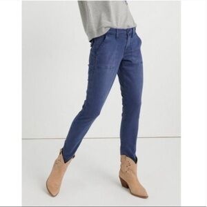 Lucky Brand button-fly utility pant in navy, size 24, NWT